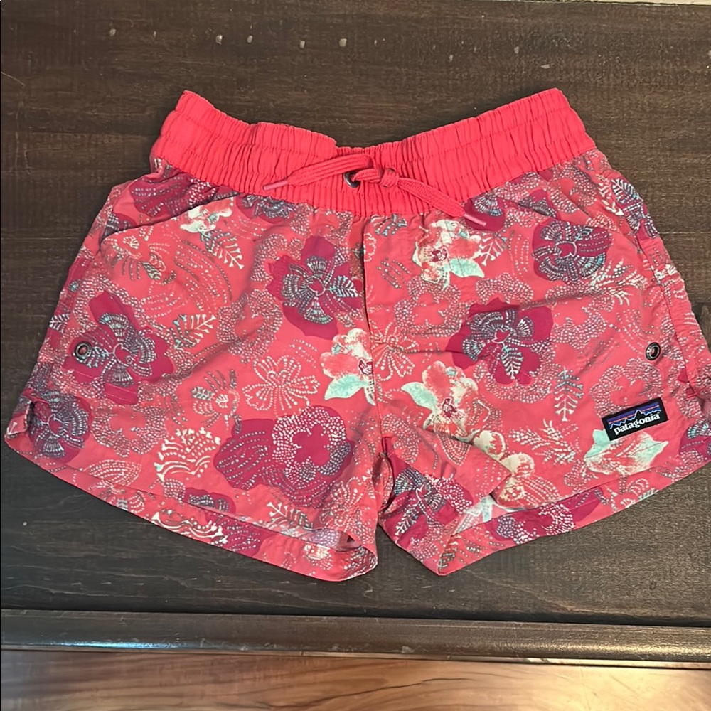 Patagonia Coral Floral Swim Shorts